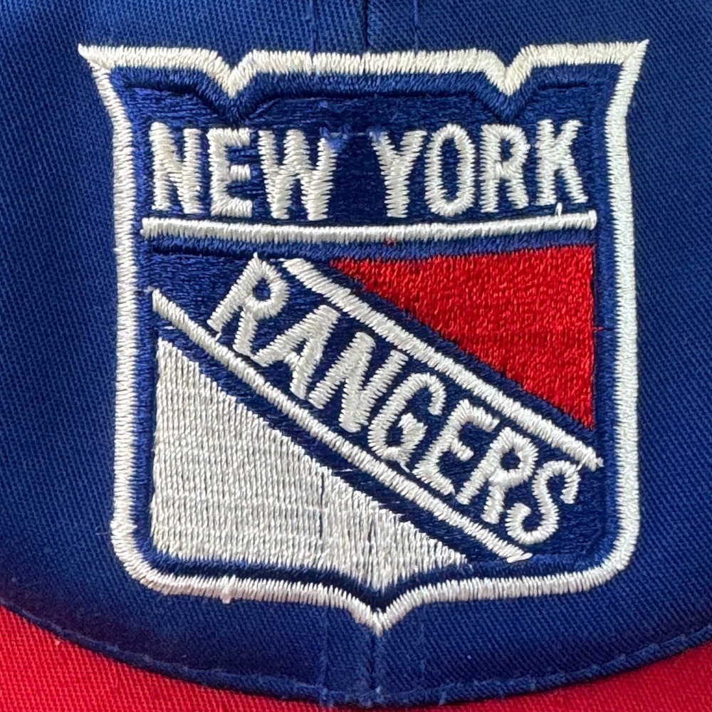 New York Rangers Snapback Hat Mens Blue Baseball Cap Embroidered Sport Logo NHL - Picture 14 of 14